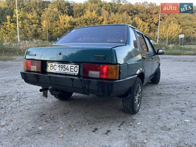 Зеленый ВАЗ 21099, объемом двигателя 1.46 л и пробегом 296 тыс. км за 1200 $, фото 4 на Automoto.ua