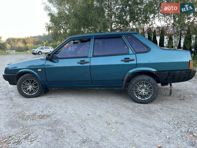 Зеленый ВАЗ 21099, объемом двигателя 1.46 л и пробегом 296 тыс. км за 1200 $, фото 1 на Automoto.ua