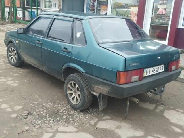 Зеленый ВАЗ 21099, объемом двигателя 1.5 л и пробегом 200 тыс. км за 1050 $, фото 6 на Automoto.ua