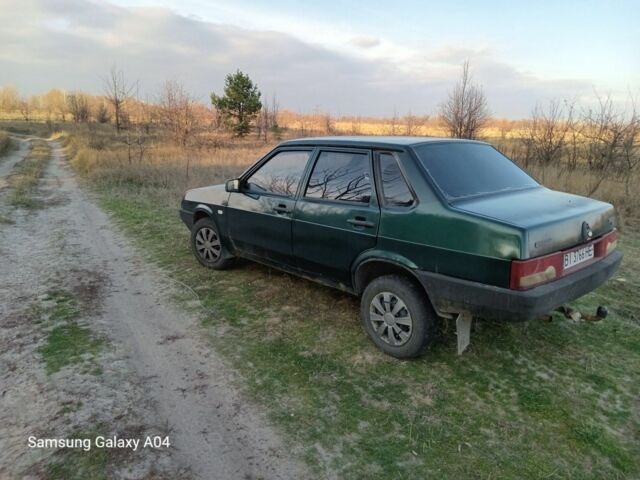 Зелений ВАЗ 21099, об'ємом двигуна 1.5 л та пробігом 300 тис. км за 1100 $, фото 4 на Automoto.ua