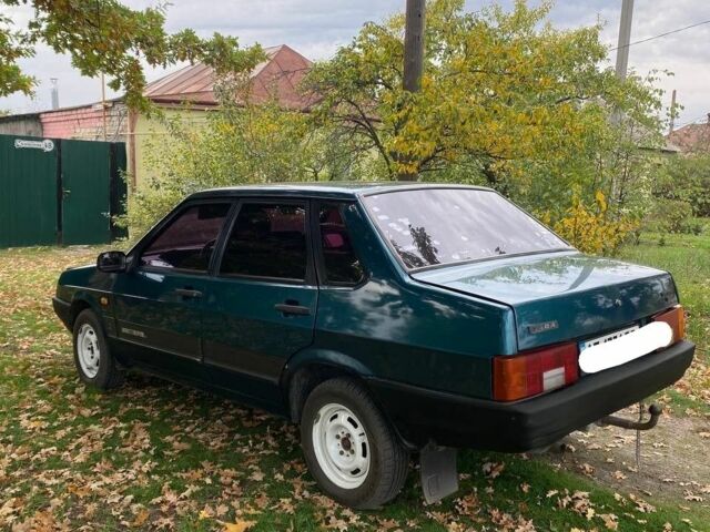 Зеленый ВАЗ 21099, объемом двигателя 1.5 л и пробегом 200 тыс. км за 1355 $, фото 4 на Automoto.ua