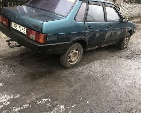 Зеленый ВАЗ 21099, объемом двигателя 0 л и пробегом 235 тыс. км за 1350 $, фото 1 на Automoto.ua