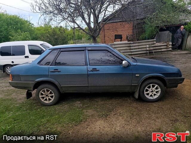 Зеленый ВАЗ 21099, объемом двигателя 1.5 л и пробегом 368 тыс. км за 1180 $, фото 1 на Automoto.ua