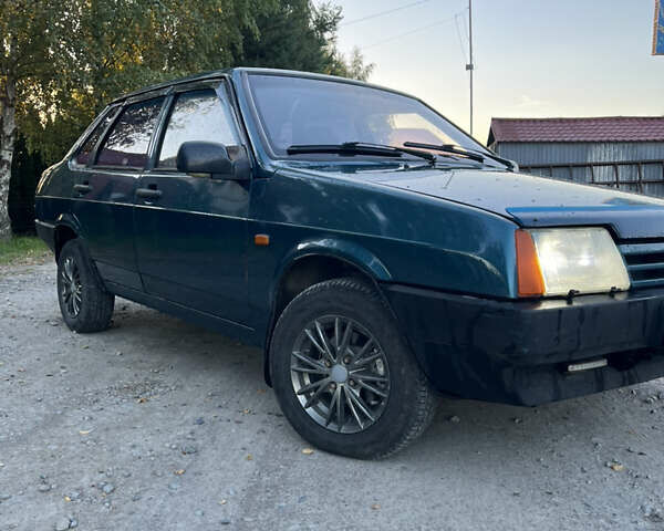 Зеленый ВАЗ 21099, объемом двигателя 1.46 л и пробегом 296 тыс. км за 1200 $, фото 7 на Automoto.ua
