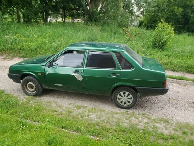 Зелений ВАЗ 21099, об'ємом двигуна 0 л та пробігом 100 тис. км за 1000 $, фото 13 на Automoto.ua
