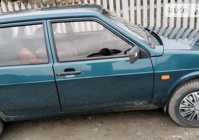 Зеленый ВАЗ 21099, объемом двигателя 1.5 л и пробегом 267 тыс. км за 1400 $, фото 3 на Automoto.ua
