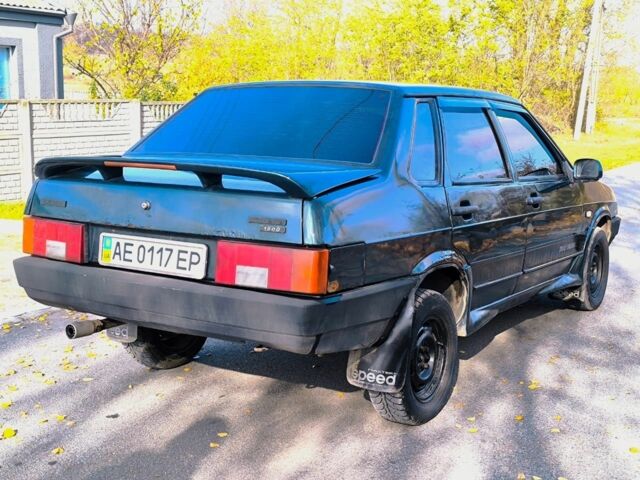 Зеленый ВАЗ 21099, объемом двигателя 1.5 л и пробегом 200 тыс. км за 950 $, фото 2 на Automoto.ua