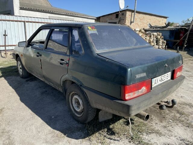 Зеленый ВАЗ 21099, объемом двигателя 1.5 л и пробегом 1 тыс. км за 600 $, фото 2 на Automoto.ua