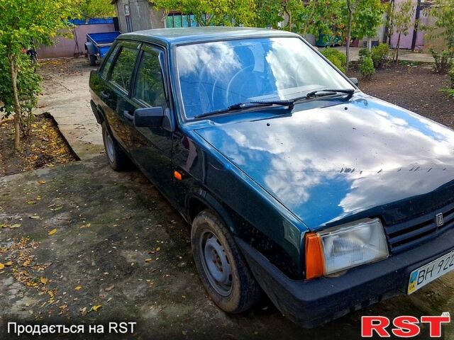 Зеленый ВАЗ 21099, объемом двигателя 1.5 л и пробегом 32 тыс. км за 800 $, фото 5 на Automoto.ua