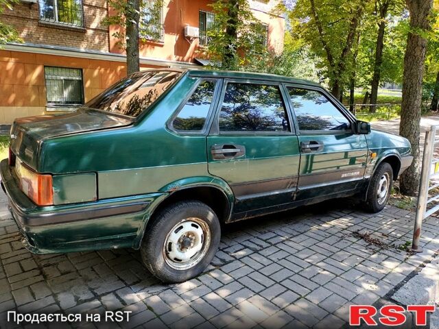 Зеленый ВАЗ 21099, объемом двигателя 1.5 л и пробегом 206 тыс. км за 1400 $, фото 3 на Automoto.ua