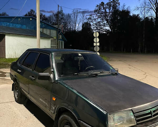 Зелений ВАЗ 21099, об'ємом двигуна 1.5 л та пробігом 180 тис. км за 1300 $, фото 1 на Automoto.ua