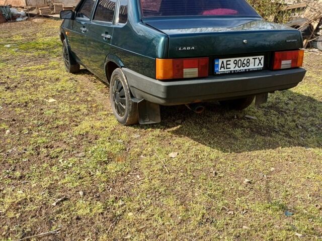 Зеленый ВАЗ 21099, объемом двигателя 1.5 л и пробегом 204 тыс. км за 1650 $, фото 6 на Automoto.ua