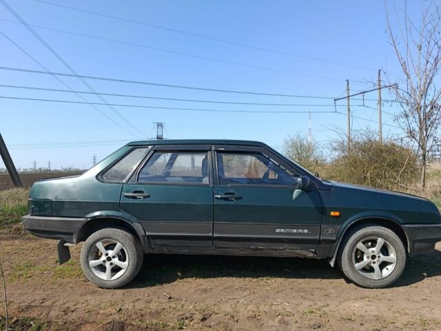 Зеленый ВАЗ 21099, объемом двигателя 1.5 л и пробегом 3 тыс. км за 1200 $, фото 1 на Automoto.ua