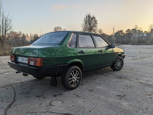 Зелений ВАЗ 21099, об'ємом двигуна 0 л та пробігом 220 тис. км за 1300 $, фото 1 на Automoto.ua