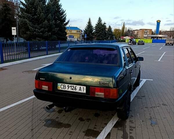 Зеленый ВАЗ 21099, объемом двигателя 1.6 л и пробегом 77 тыс. км за 1100 $, фото 6 на Automoto.ua