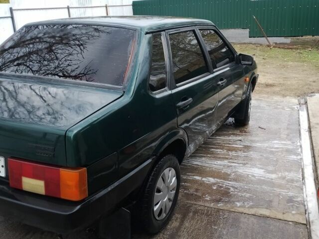 Зелений ВАЗ 21099, об'ємом двигуна 1.5 л та пробігом 2 тис. км за 1300 $, фото 2 на Automoto.ua