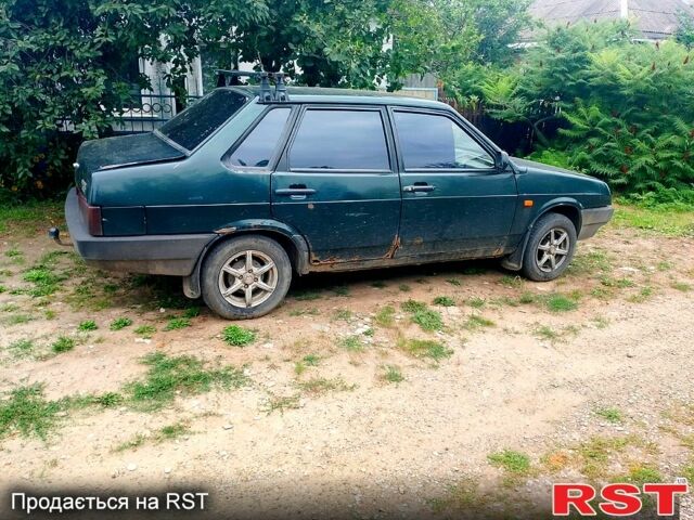 Зеленый ВАЗ 21099, объемом двигателя 1.5 л и пробегом 232 тыс. км за 1000 $, фото 3 на Automoto.ua