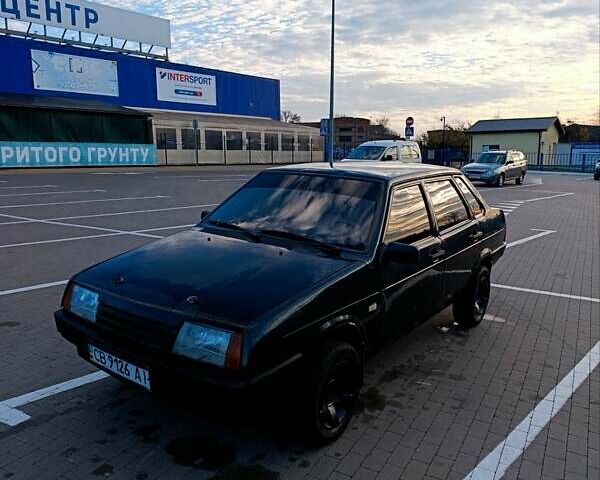 Зеленый ВАЗ 21099, объемом двигателя 1.6 л и пробегом 77 тыс. км за 1100 $, фото 2 на Automoto.ua