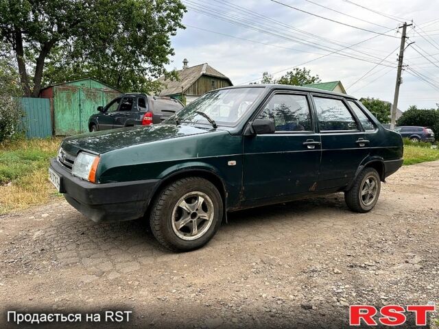 Зеленый ВАЗ 21099, объемом двигателя 1.5 л и пробегом 45 тыс. км за 1150 $, фото 5 на Automoto.ua