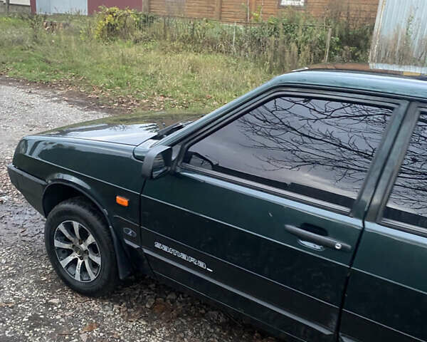 Зеленый ВАЗ 21099, объемом двигателя 1.5 л и пробегом 177 тыс. км за 1900 $, фото 2 на Automoto.ua