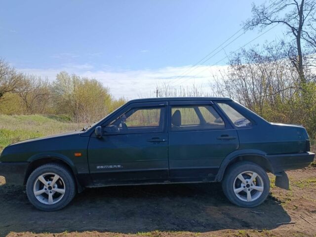 Зеленый ВАЗ 21099, объемом двигателя 1.5 л и пробегом 3 тыс. км за 1200 $, фото 2 на Automoto.ua