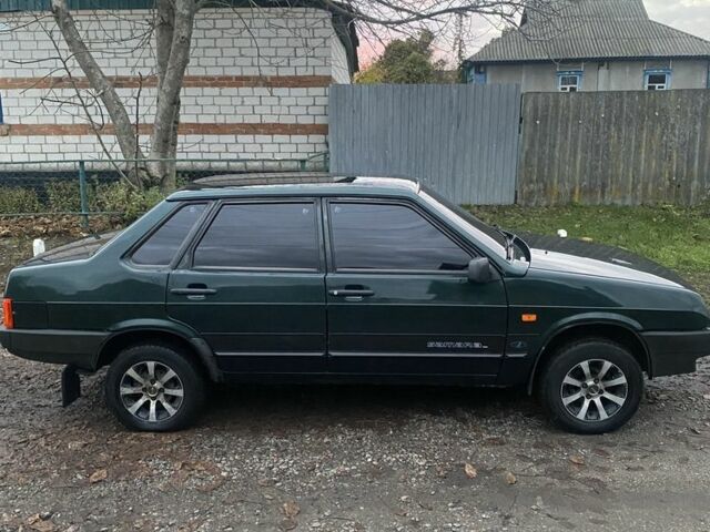 Зеленый ВАЗ 21099, объемом двигателя 1.5 л и пробегом 177 тыс. км за 1900 $, фото 7 на Automoto.ua