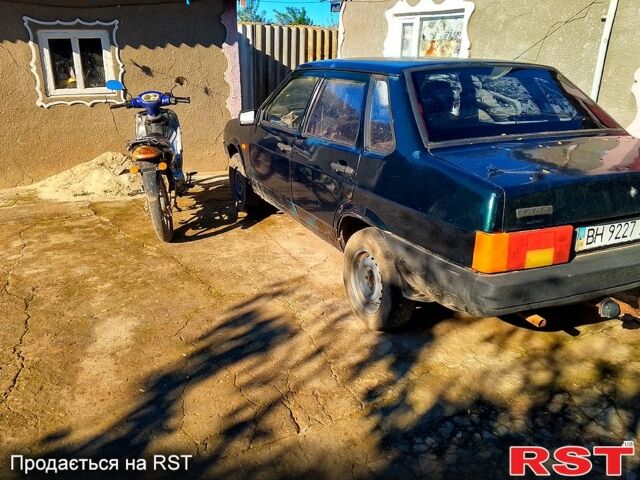 Зеленый ВАЗ 21099, объемом двигателя 1.5 л и пробегом 32 тыс. км за 800 $, фото 1 на Automoto.ua