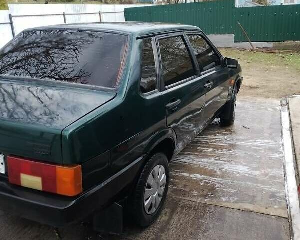Зелений ВАЗ 21099, об'ємом двигуна 1.5 л та пробігом 230 тис. км за 1300 $, фото 1 на Automoto.ua