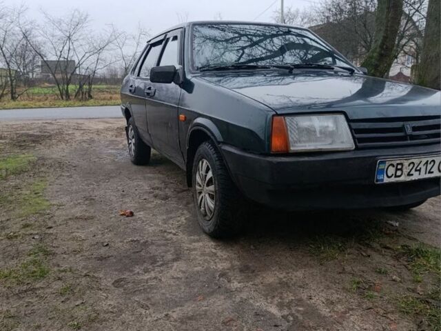 Зелений ВАЗ 21099, об'ємом двигуна 1.5 л та пробігом 248 тис. км за 1500 $, фото 1 на Automoto.ua