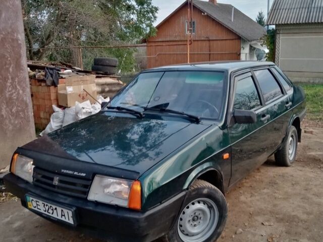 ВАЗ 21099 2003 в Черновцах на Automoto.ua Зеленый ВАЗ 21099, объемом двигателя 1.5 л и пробегом 50 тыс. км за 1250 $, фото 1 на Automoto.ua