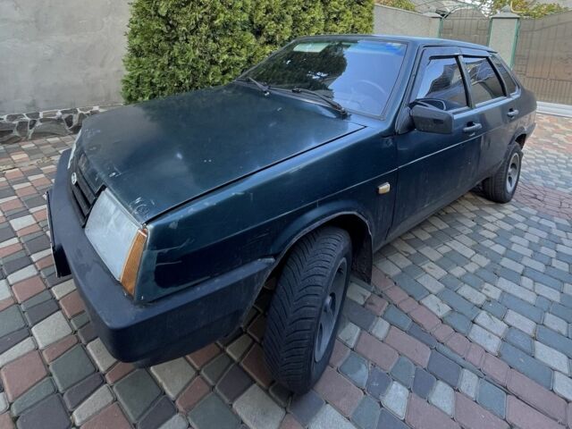 Зелений ВАЗ 21099, об'ємом двигуна 1.5 л та пробігом 235 тис. км за 1000 $, фото 1 на Automoto.ua