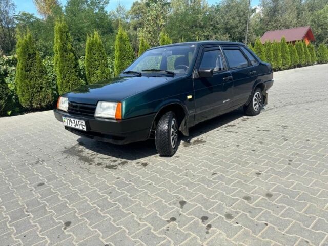 Зеленый ВАЗ 21099, объемом двигателя 1.5 л и пробегом 178 тыс. км за 1000 $, фото 3 на Automoto.ua