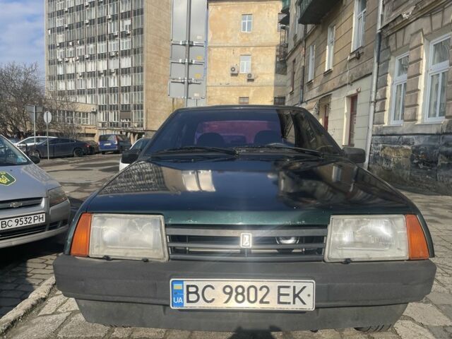 Зеленый ВАЗ 21099, объемом двигателя 1.5 л и пробегом 200 тыс. км за 1600 $, фото 1 на Automoto.ua