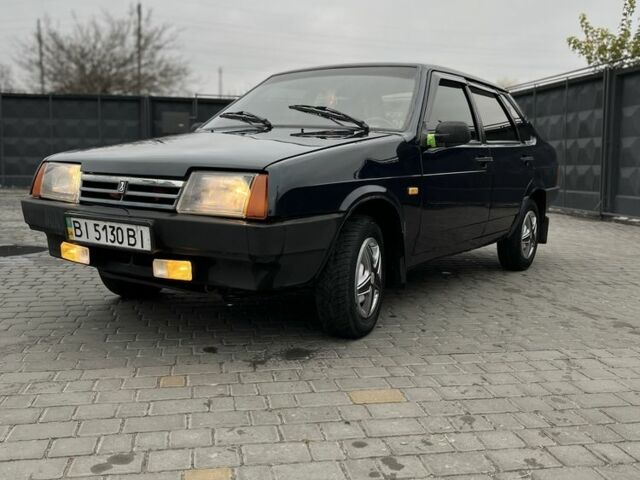 Зеленый ВАЗ 21099, объемом двигателя 1.6 л и пробегом 160 тыс. км за 1550 $, фото 1 на Automoto.ua