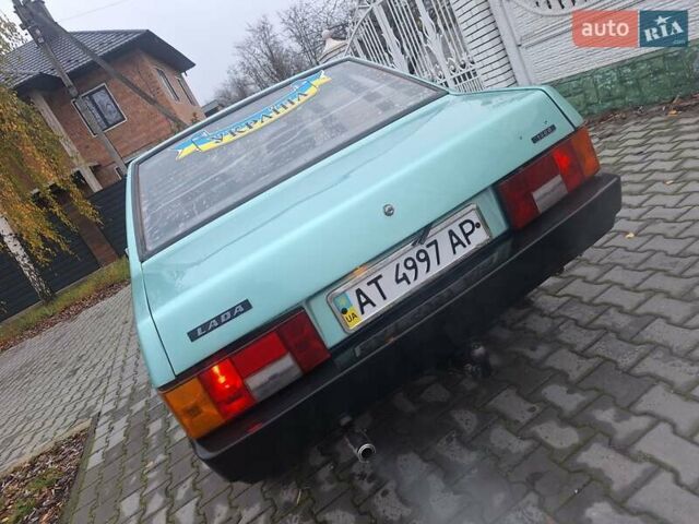Зеленый ВАЗ 21099, объемом двигателя 1.5 л и пробегом 313 тыс. км за 850 $, фото 4 на Automoto.ua