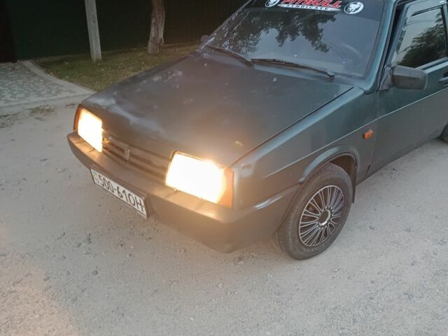ВАЗ 21099 2003 в Кропивницком (Кировограде) на Automoto.ua Зеленый ВАЗ 21099, объемом двигателя 1 л и пробегом 250 тыс. км за 1300 $, фото 2 на Automoto.ua