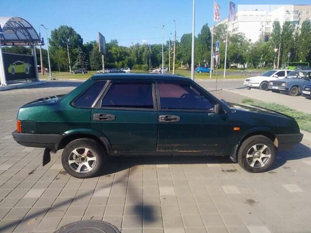 Зеленый ВАЗ 21099, объемом двигателя 1.5 л и пробегом 163 тыс. км за 1300 $, фото 15 на Automoto.ua