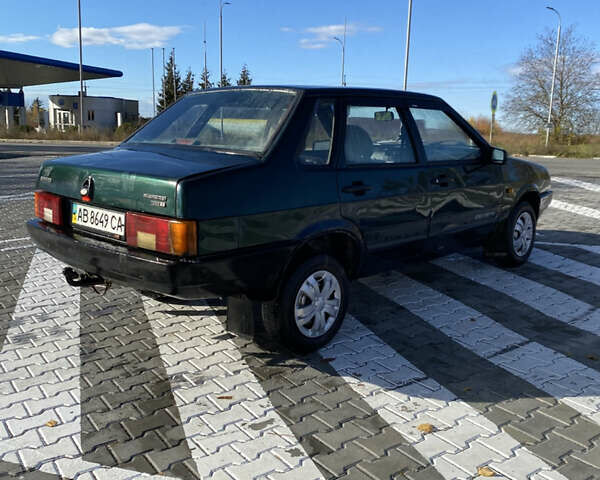 Зеленый ВАЗ 21099, объемом двигателя 1.5 л и пробегом 160 тыс. км за 850 $, фото 3 на Automoto.ua
