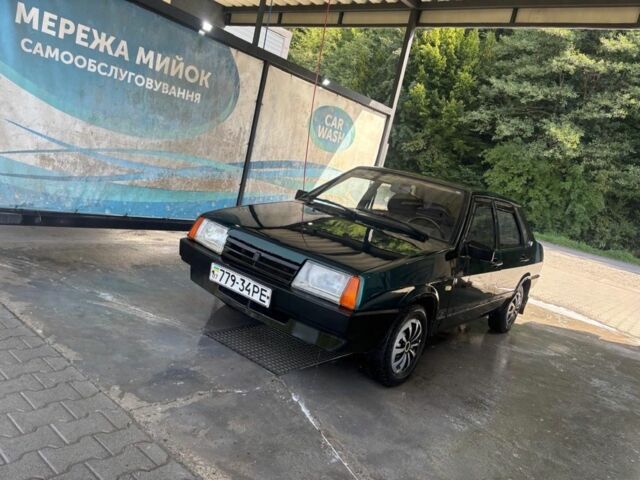 Зеленый ВАЗ 21099, объемом двигателя 1.5 л и пробегом 178 тыс. км за 1000 $, фото 1 на Automoto.ua