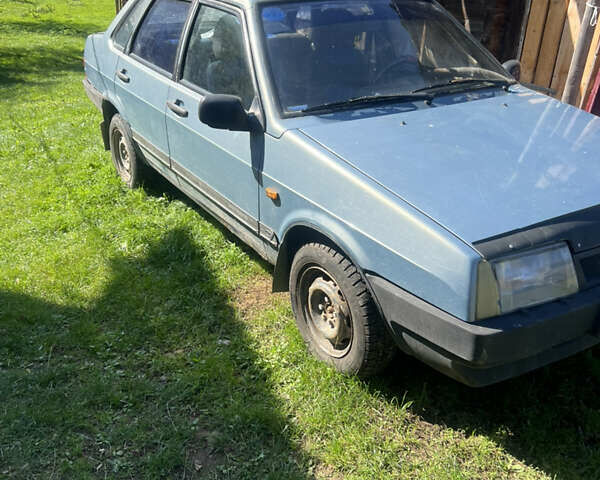 Зеленый ВАЗ 21099, объемом двигателя 1.5 л и пробегом 200 тыс. км за 1158 $, фото 1 на Automoto.ua