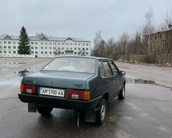 Зеленый ВАЗ 21099, объемом двигателя 1.5 л и пробегом 289 тыс. км за 1700 $, фото 7 на Automoto.ua