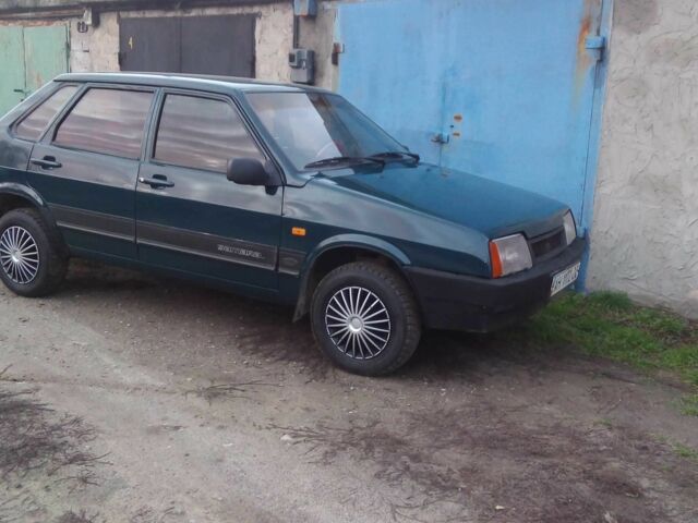 Зеленый ВАЗ 21099, объемом двигателя 1.5 л и пробегом 160 тыс. км за 1250 $, фото 12 на Automoto.ua