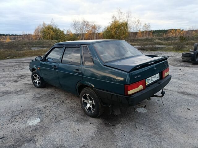 Зеленый ВАЗ 21099, объемом двигателя 0 л и пробегом 234 тыс. км за 1750 $, фото 3 на Automoto.ua