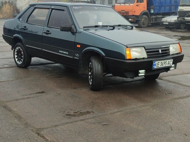 Зелений ВАЗ 21099, об'ємом двигуна 1.5 л та пробігом 62 тис. км за 1999 $, фото 3 на Automoto.ua