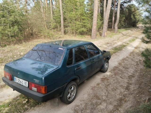 Зелений ВАЗ 21099, об'ємом двигуна 1.5 л та пробігом 260 тис. км за 1000 $, фото 2 на Automoto.ua