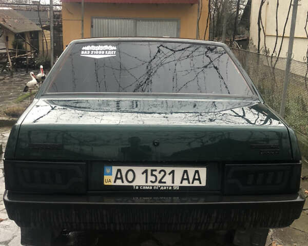 Зеленый ВАЗ 21099, объемом двигателя 1.7 л и пробегом 150 тыс. км за 1500 $, фото 4 на Automoto.ua