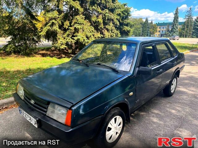 Зеленый ВАЗ 21099, объемом двигателя 1.5 л и пробегом 75 тыс. км за 1500 $, фото 5 на Automoto.ua