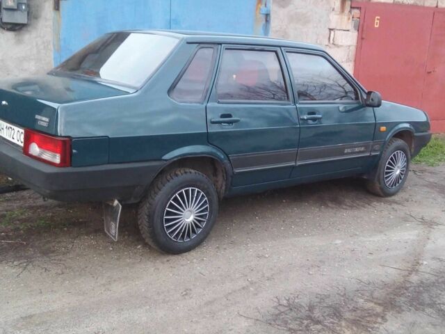 Зеленый ВАЗ 21099, объемом двигателя 1.5 л и пробегом 160 тыс. км за 1250 $, фото 9 на Automoto.ua