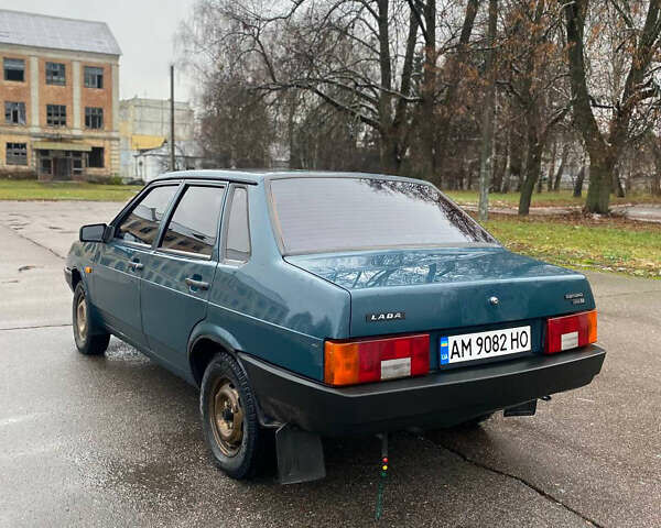 Зеленый ВАЗ 21099, объемом двигателя 1.6 л и пробегом 104 тыс. км за 2100 $, фото 3 на Automoto.ua