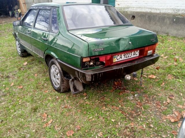 Зеленый ВАЗ 21099, объемом двигателя 1.5 л и пробегом 3 тыс. км за 833 $, фото 1 на Automoto.ua